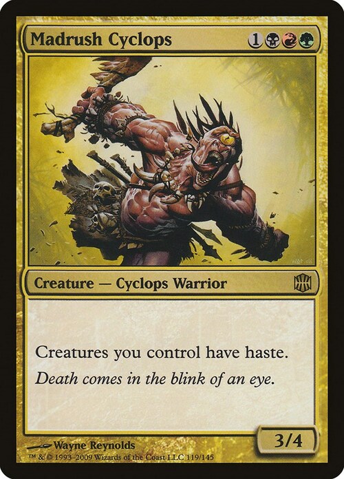 Madrush Cyclops Card Front