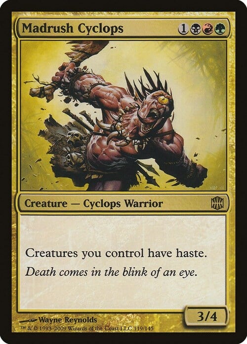 Madrush Cyclops Card Front