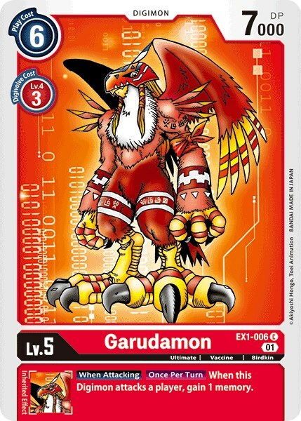 Garudamon Card Front