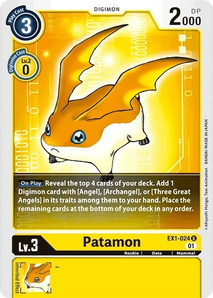 Patamon Card Front
