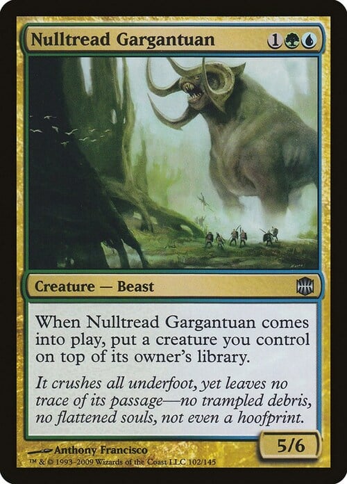 Mastodonte Senza Traccia Card Front