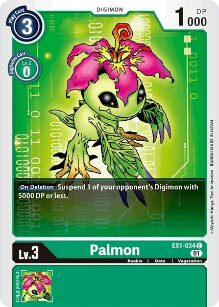 Palmon Card Front
