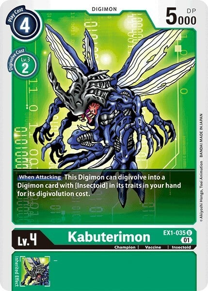 Kabuterimon Card Front