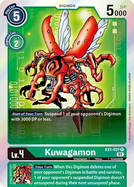Kuwagamon Card Front