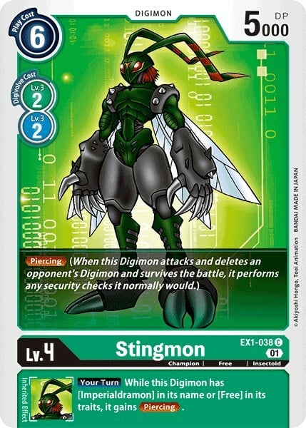 Stingmon Card Front
