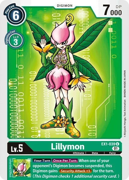 Lillymon Card Front