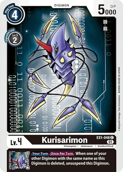 Kurisarimon Card Front