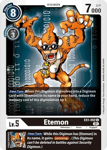 Etemon Card Front