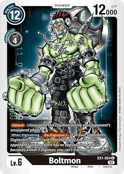 Boltmon Card Front