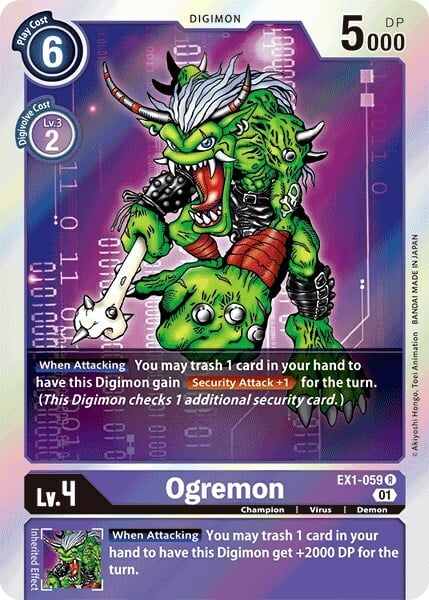 Ogremon Card Front