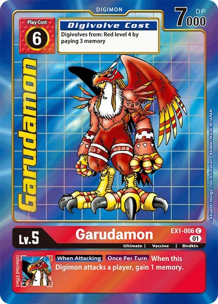 Garudamon Card Front