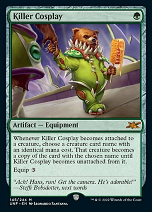 Killer Cosplay Card Front