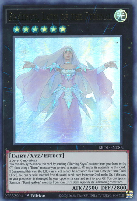 Beatrice, Lady of the Eternal Card Front