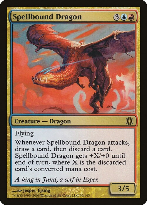 Spellbound Dragon Card Front