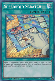 Speedroid Scratch · Secret Rare 035sec