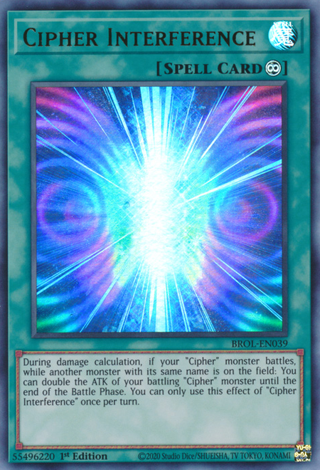 Cipher Interference Card Front