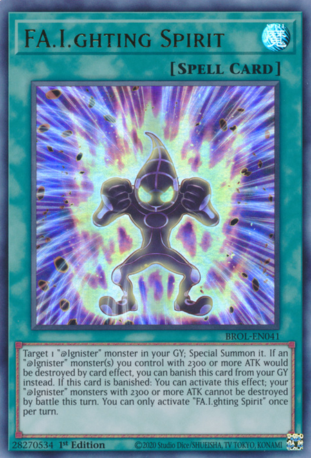 FA.I.ghting Spirit Card Front