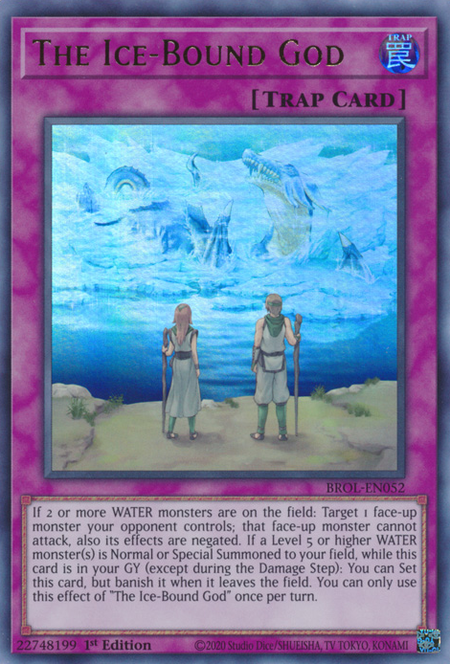 The Ice-Bound God Card Front