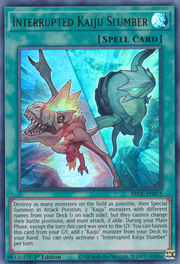 Interrupted Kaiju Slumber · Ultra Rare 075