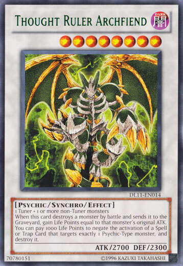 Thought Ruler Archfiend Card Front