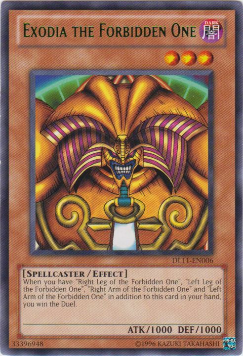 Exodia the Forbidden One Card Front