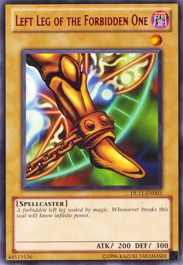 Left Leg of the Forbidden One Card Front