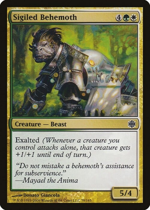 Sigiled Behemoth Card Front
