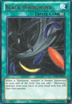 Black Whirlwind Card Front