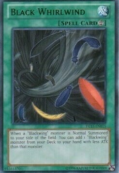 Black Whirlwind Card Front
