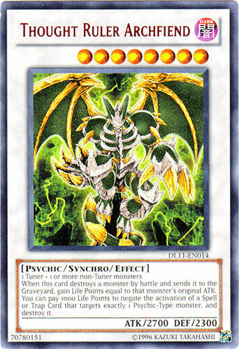 Thought Ruler Archfiend Card Front