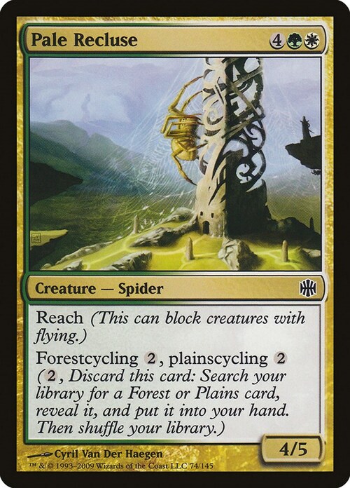 Pale Recluse Card Front