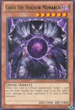 Caius the Shadow Monarch Card Front