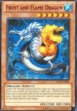Frost and Flame Dragon Card Front