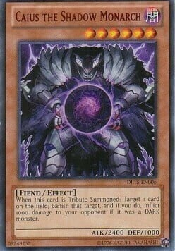 Caius the Shadow Monarch Card Front