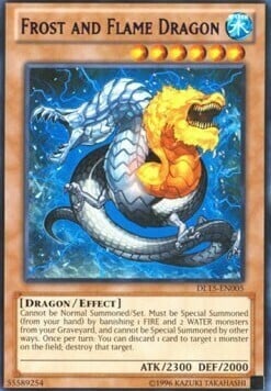 Frost and Flame Dragon Card Front