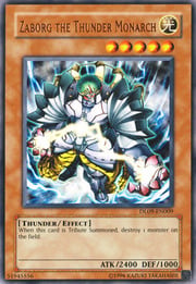 Zaborg the Thunder Monarch · Bronze 009c-b