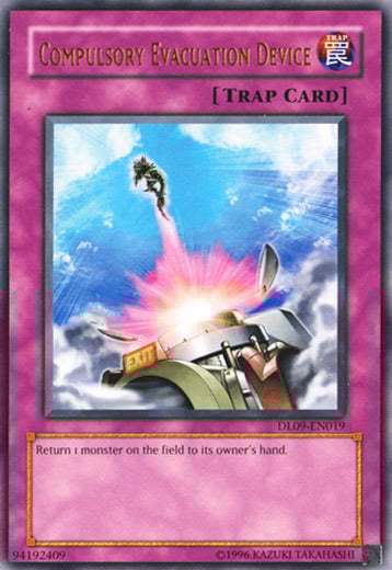 Compulsory Evacuation Device Card Front