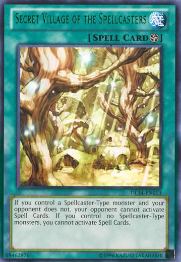 Secret Village of the Spellcasters Card Front