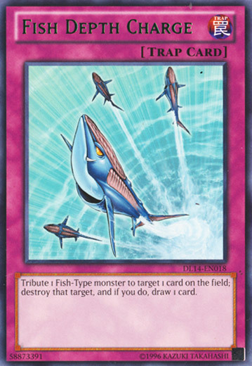 Fish Depth Charge Card Front