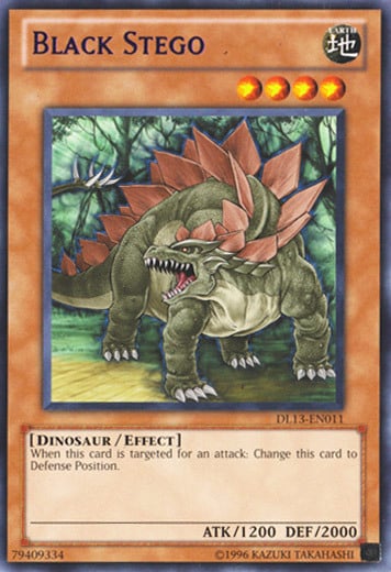 Stegosauro Oscuro Card Front