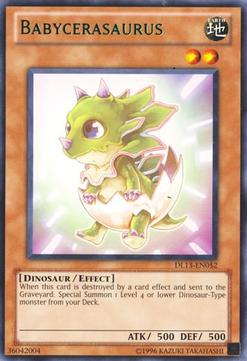 Babycerasaurus Card Front