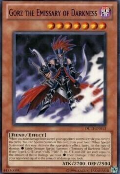 Gorz the Emissary of Darkness Card Front