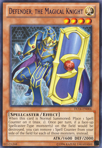 Defender, the Magical Knight Card Front
