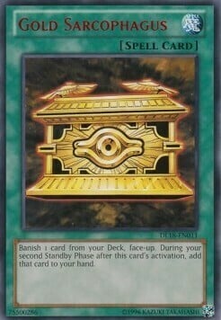 Gold Sarcophagus Card Front