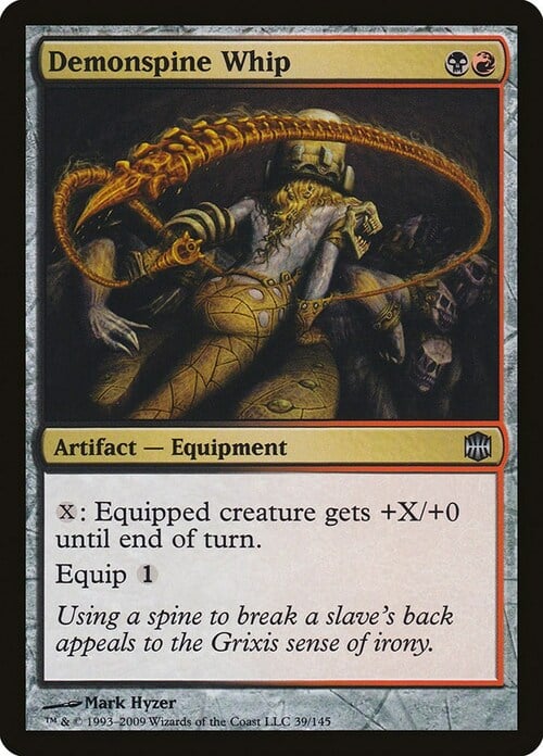 Demonspine Whip Card Front