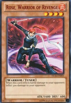 Rose, Warrior of Revenge Card Front
