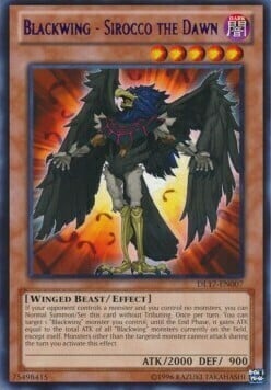 Blackwing - Sirocco the Dawn Card Front