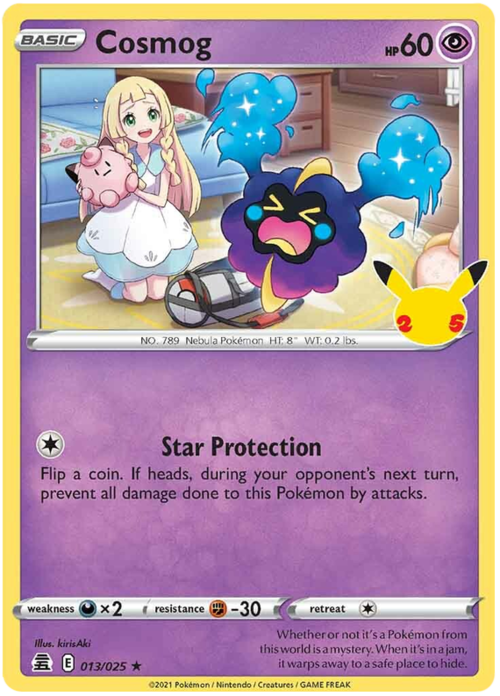 Cosmog Card Front
