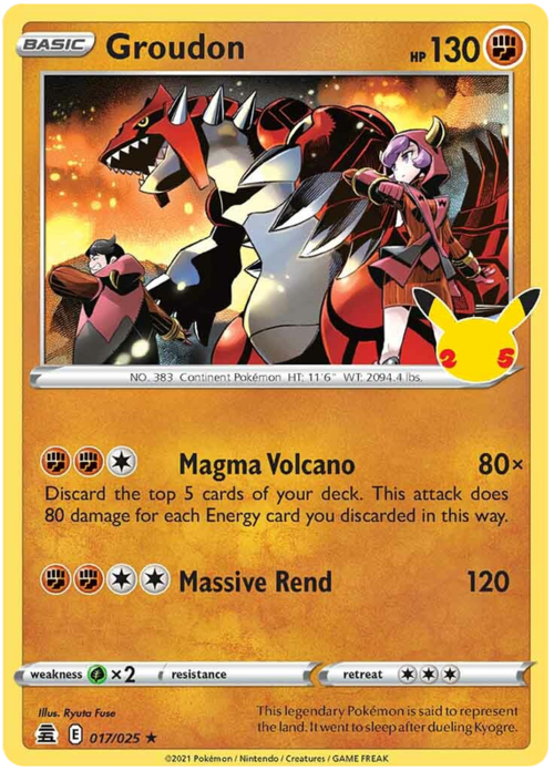Groudon [Vulcano Magma | Supersquarcio] Card Front