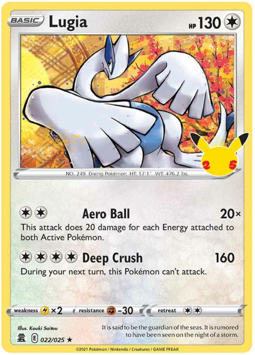 Lugia Card Front